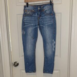 True Religion Straight Flap Om Big T Jeans
